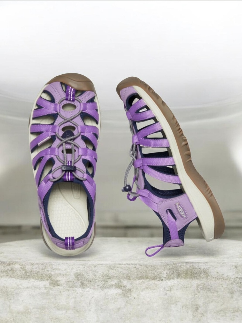 KEEN Women's Purple Strappy Sport Sandals